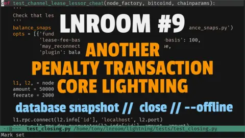 Another penalty transaction on regtest with Core Lightning